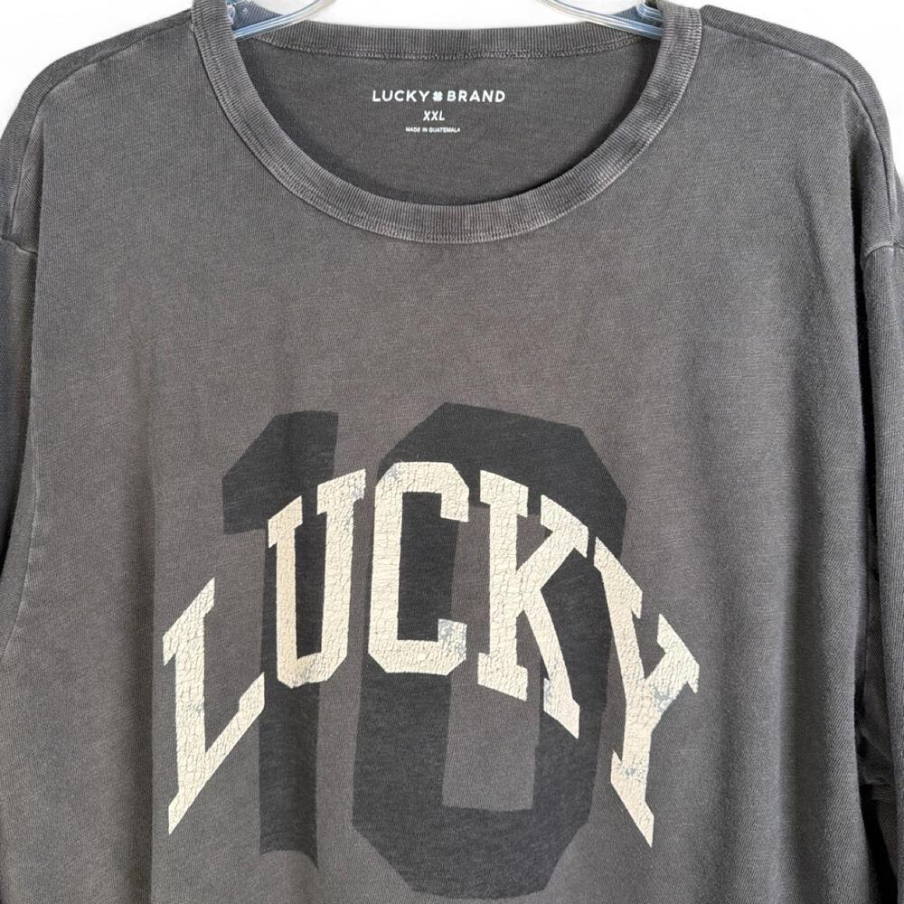 Lucky Brand - Men's Graphic Long Sleeve T-Shirt - Size XXL